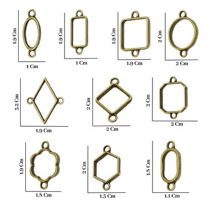 Rakhi Bezel (10 Pcs, Bronze)