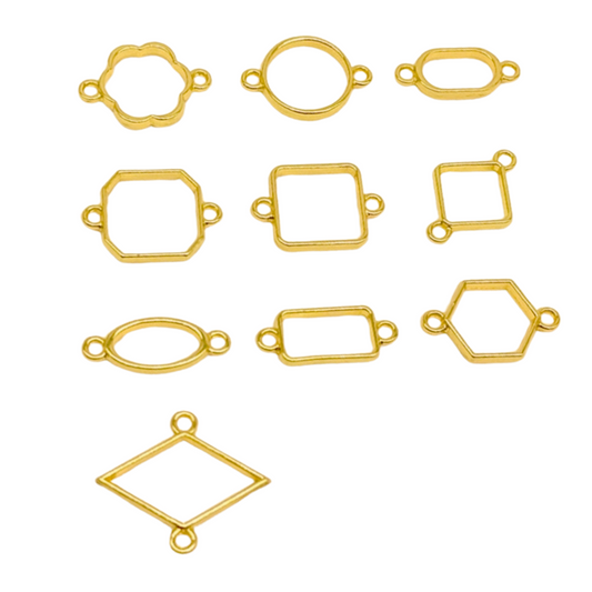 Rakhi Bezel (10 Pcs, Gold)