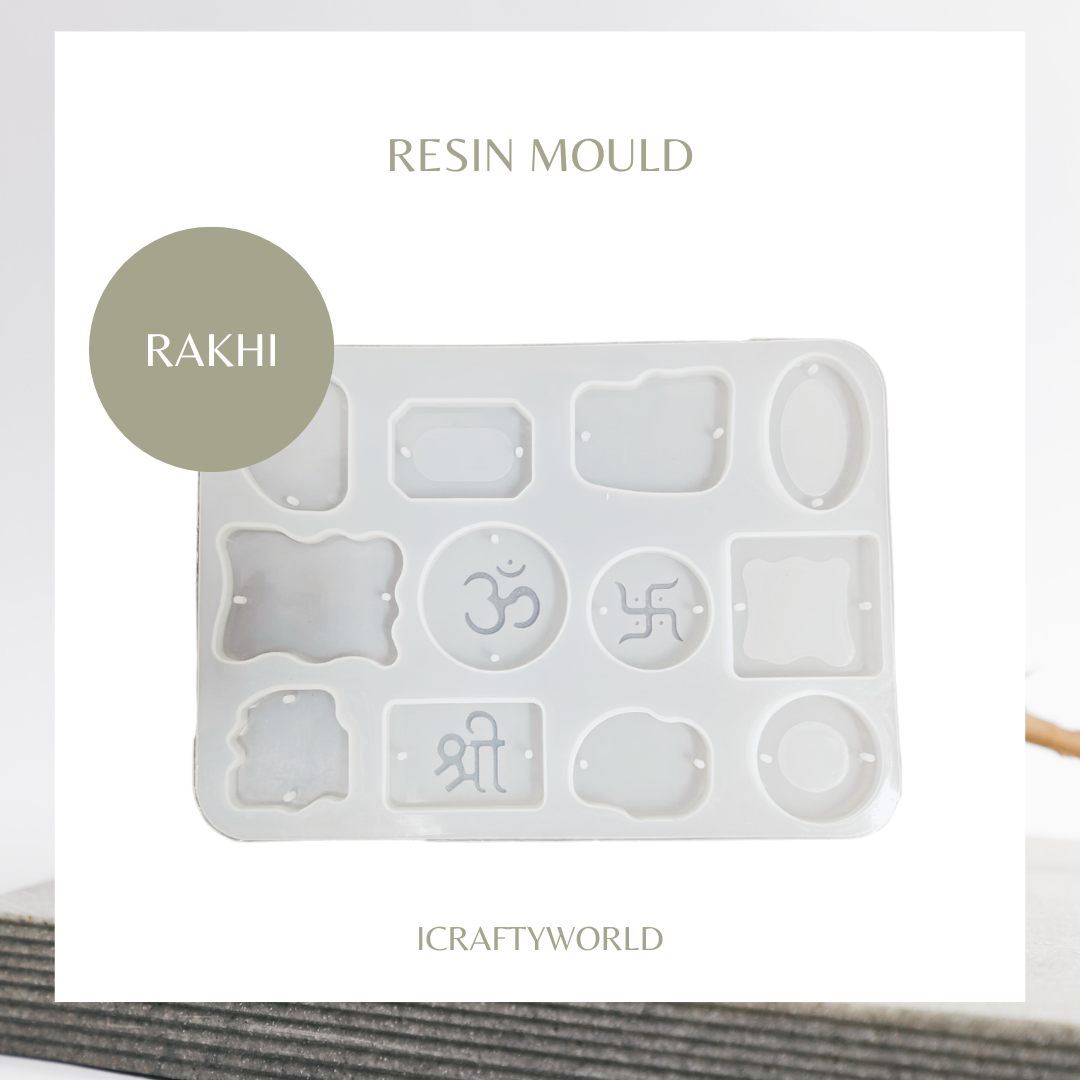 Silicone Rakhi Mould No 9