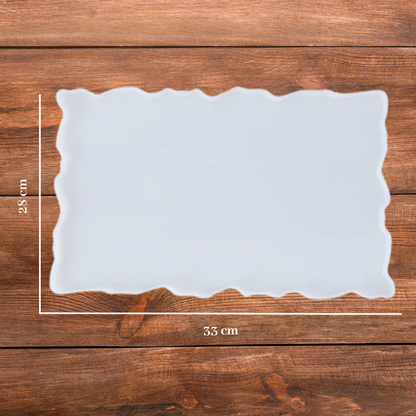 Rectangle Tray Mould 13x12 inch DIY Handmade Plate