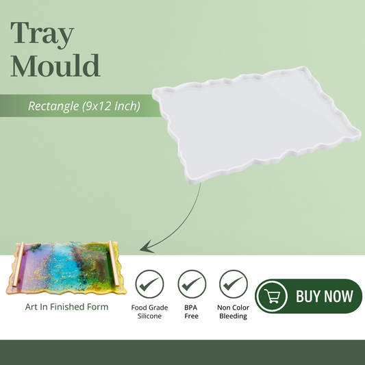 Rectangle Resin Mould 9x12 Inch