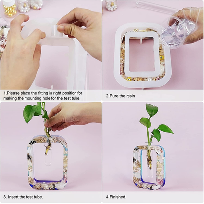 Resin Vase Mould with Test-Tube