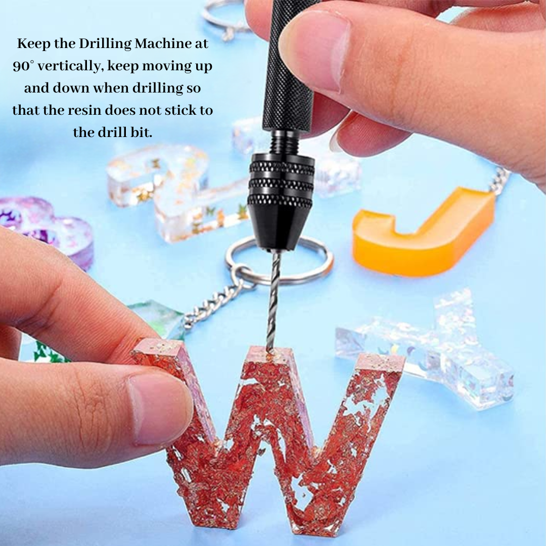 Resin Alphabet Accessories Kit 128 Pcs