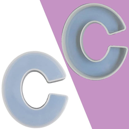 Silicone Alphabet Mould 4.2 Inch