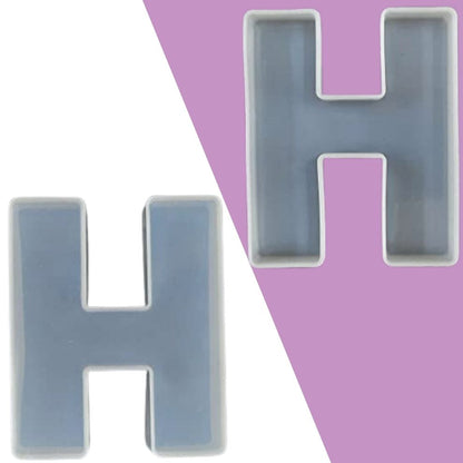 Silicone Alphabet Mould 4.2 Inch