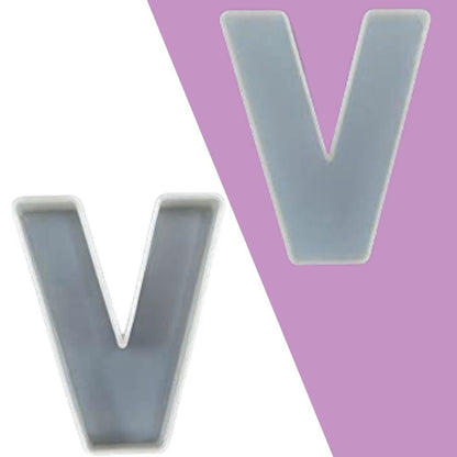 Silicone Alphabet Mould 4.2 Inch