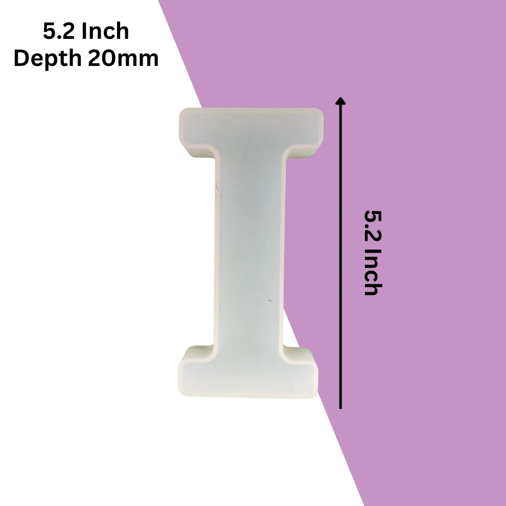 Silicone Alphabet Mould 5.2 Inch