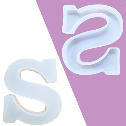 Silicone Alphabet Mould 5.2 Inch