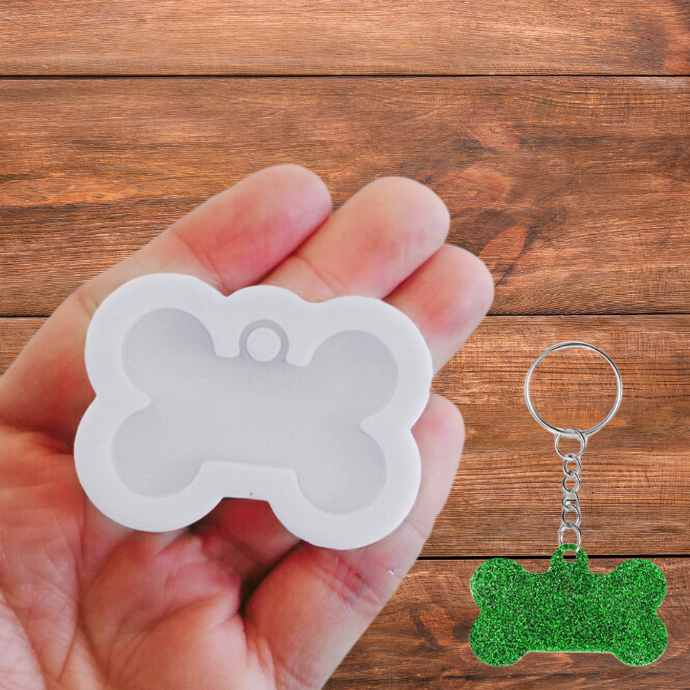 Multipurpose Transparent Silicone Coaster Keychain Mould