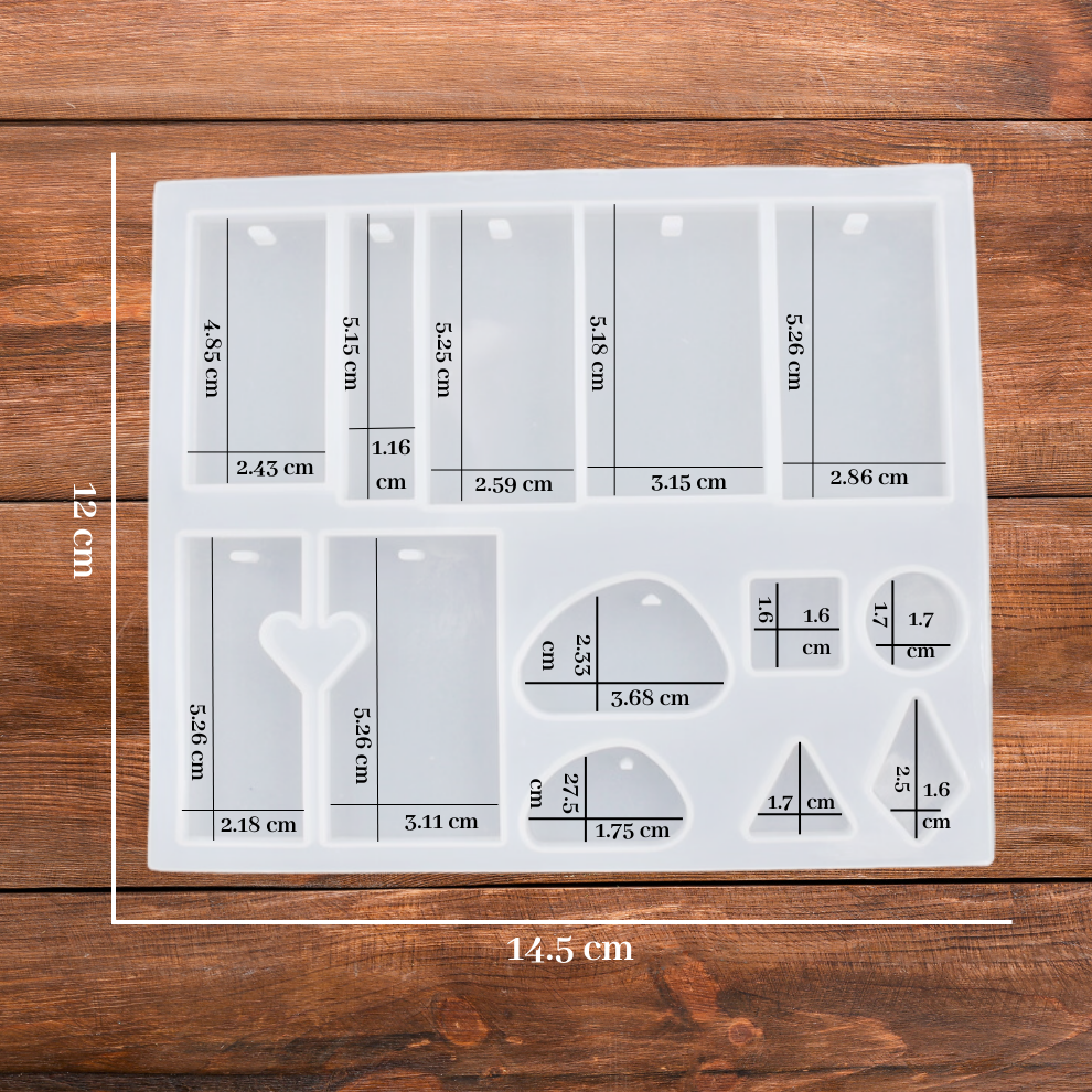 Silicone 13Cvt Keychain Mould