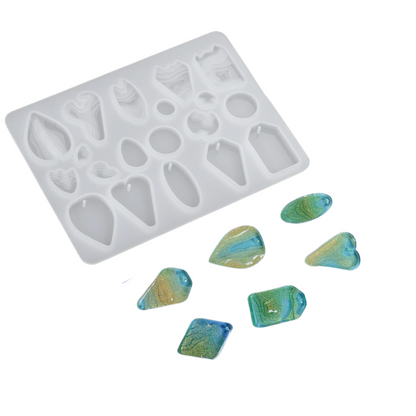 Wave Pattern Pendant Mould - 2