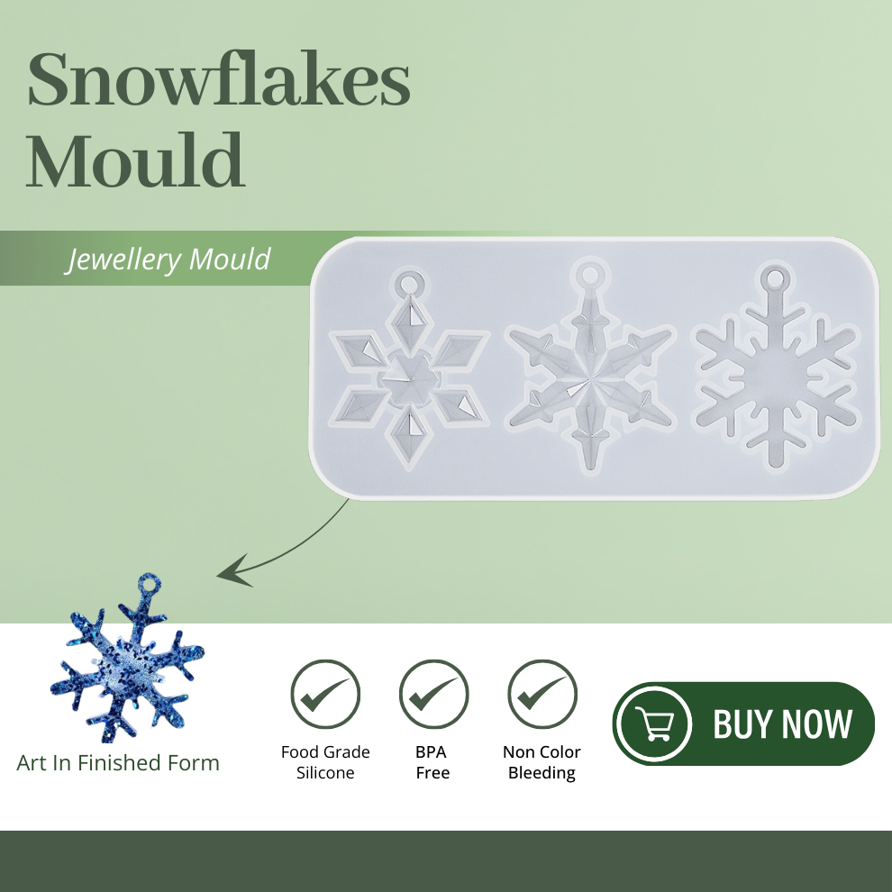 Snowflakes Small Mold 15 X 7 CM