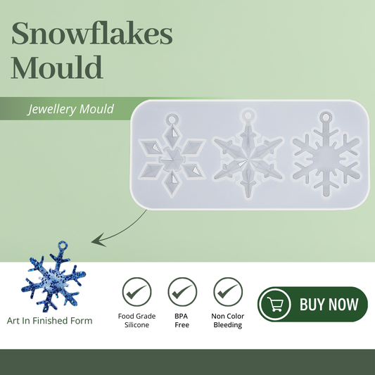 Snowflakes Small Mold 15 X 7 CM