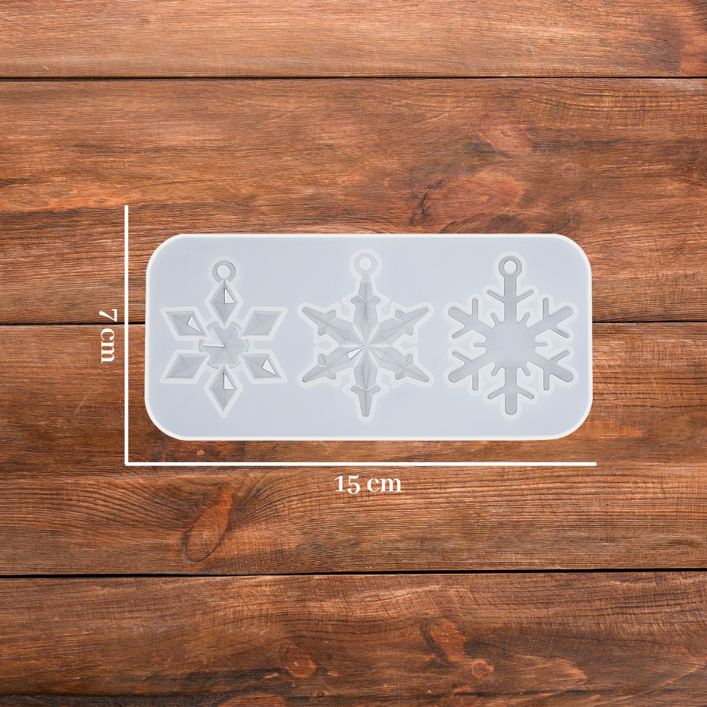 Snowflakes Small Mold 15 X 7 CM