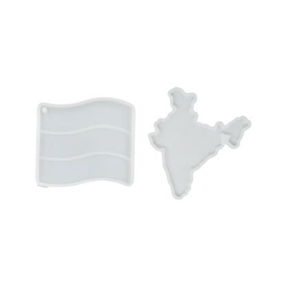 Silicone Map-Flag Mould