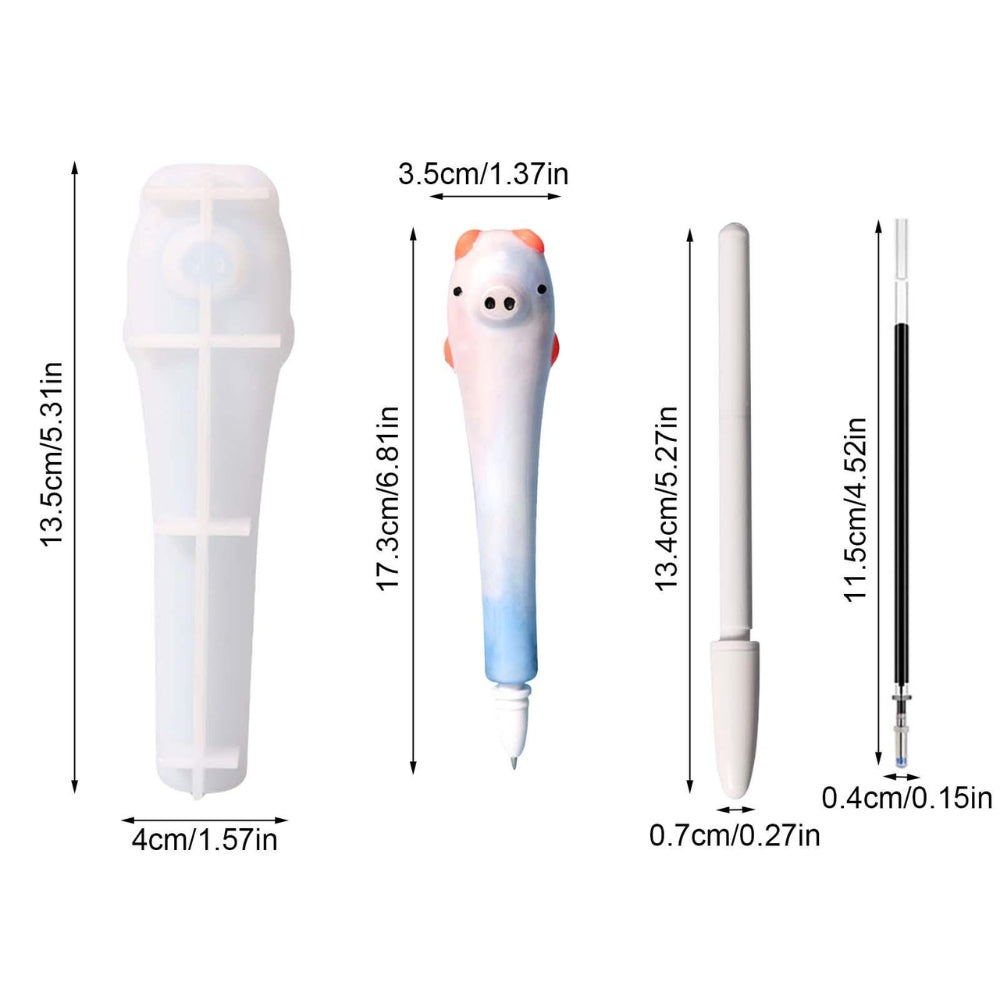Silicone Piggy Pen Mould