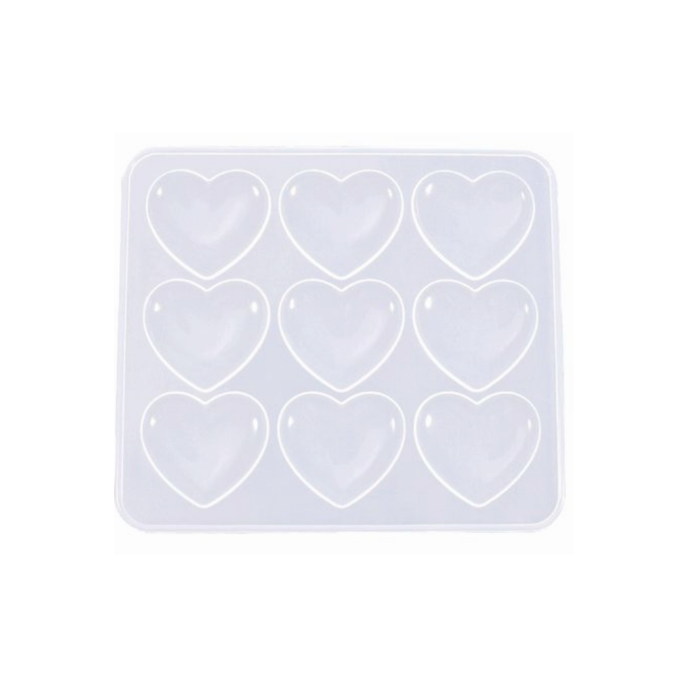 Silicone Keychain Mould With Hole 9Cvt Little Heart