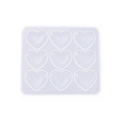 Silicone Keychain Mould With Hole 9Cvt Little Heart