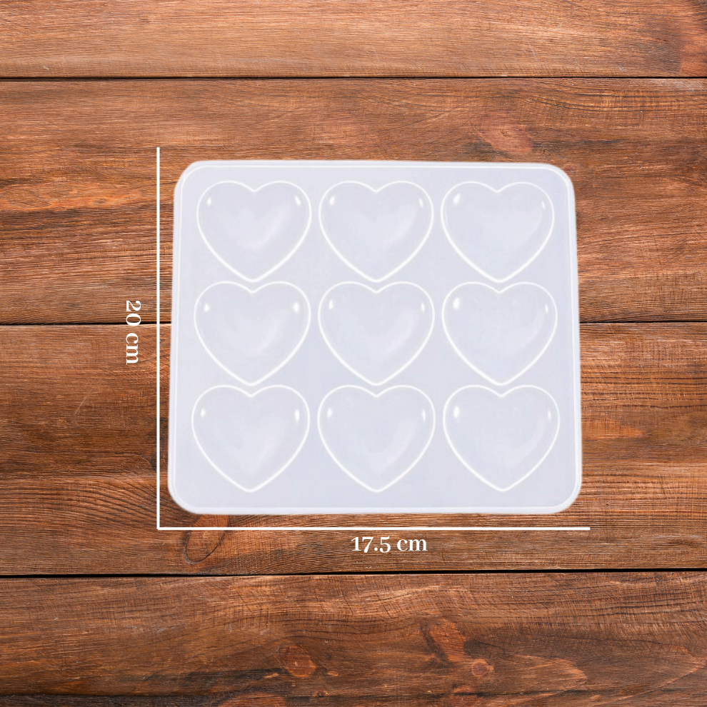 Silicone Keychain Mould With Hole 9Cvt Little Heart