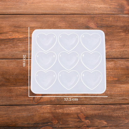 Silicone Keychain Mould With Hole 9Cvt Little Heart