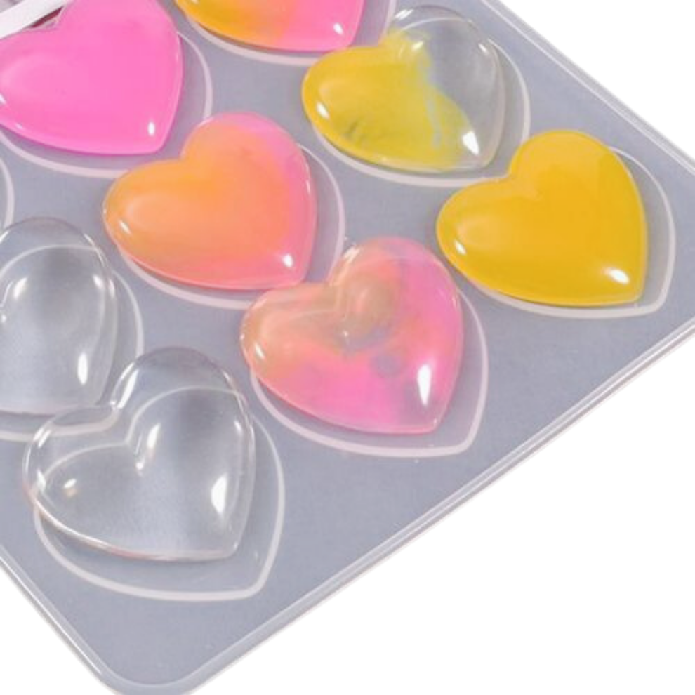 Silicone Keychain Mould With Hole 9Cvt Little Heart