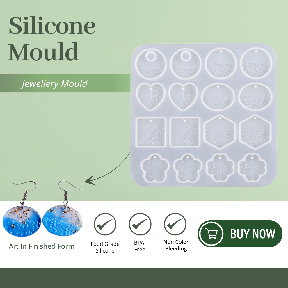Silicone Keychain Mould With Hole 8Cvt Jewellery