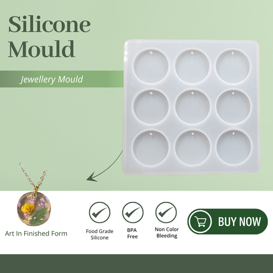 Round Pendant Keychain Mould