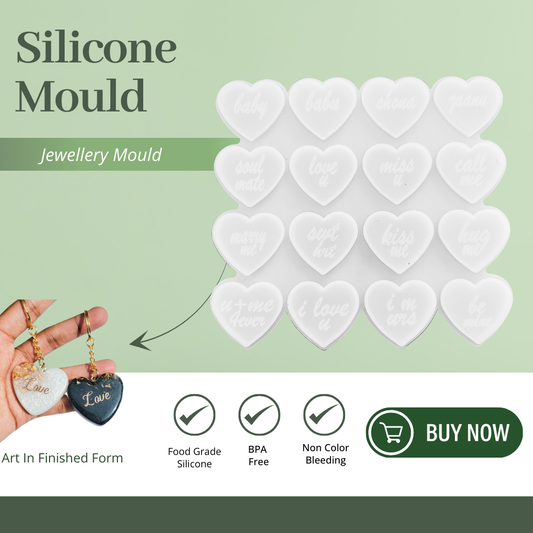 Silicone Baby Shone Heart Mould