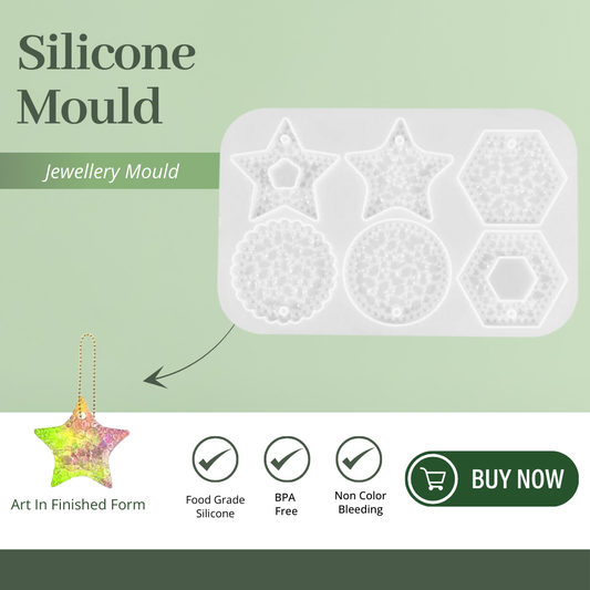 Silicone Keychain Mould With Hole 6Cvt Keychain - 1
