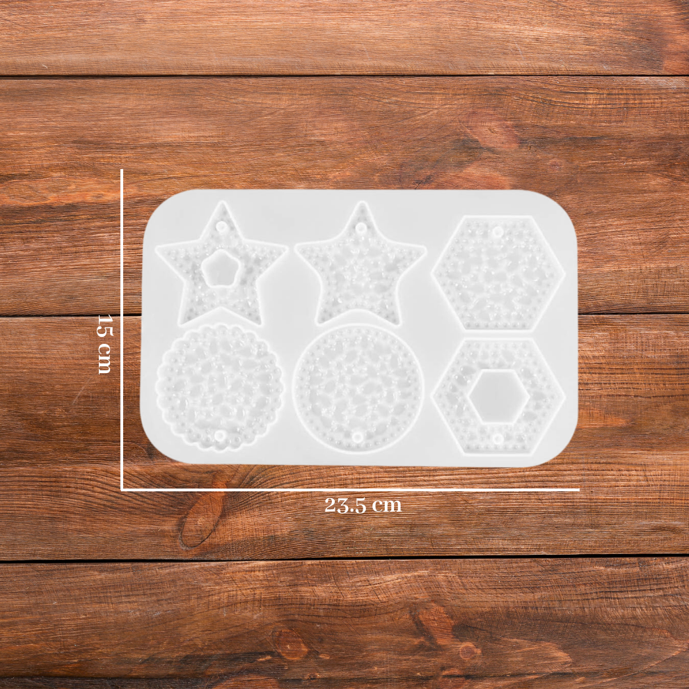 Silicone Keychain Mould With Hole 6Cvt Keychain - 1