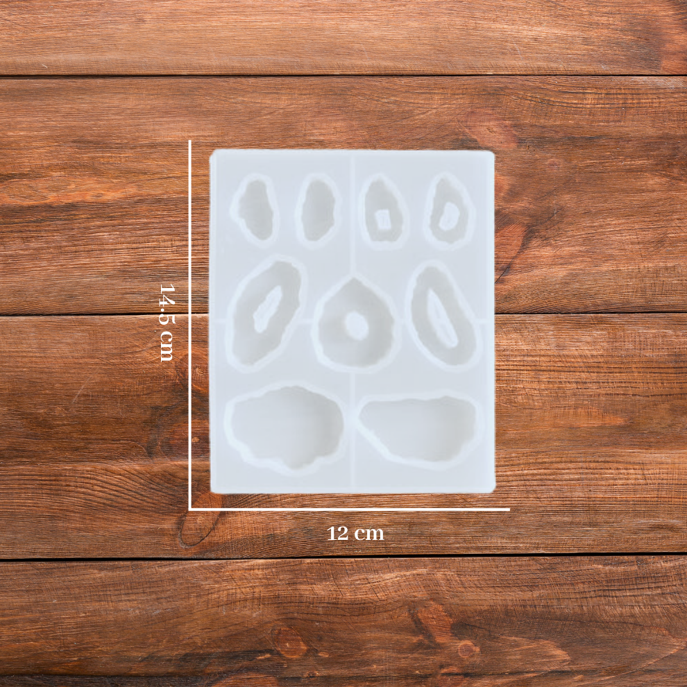 Silicone Keychain Mould With Hole 9Cvt Jewellery Mould