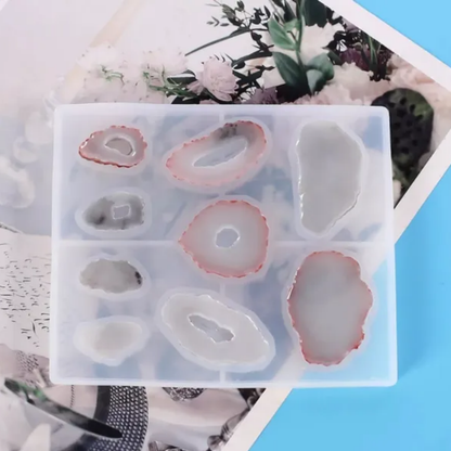 Silicone Keychain Mould With Hole 9Cvt Jewellery Mould