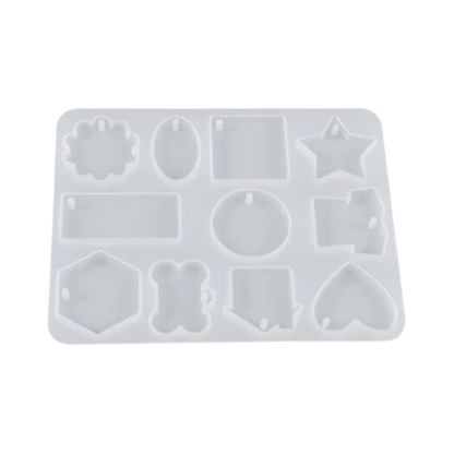Silicone Resin Jewelry Mold with Hole No 17