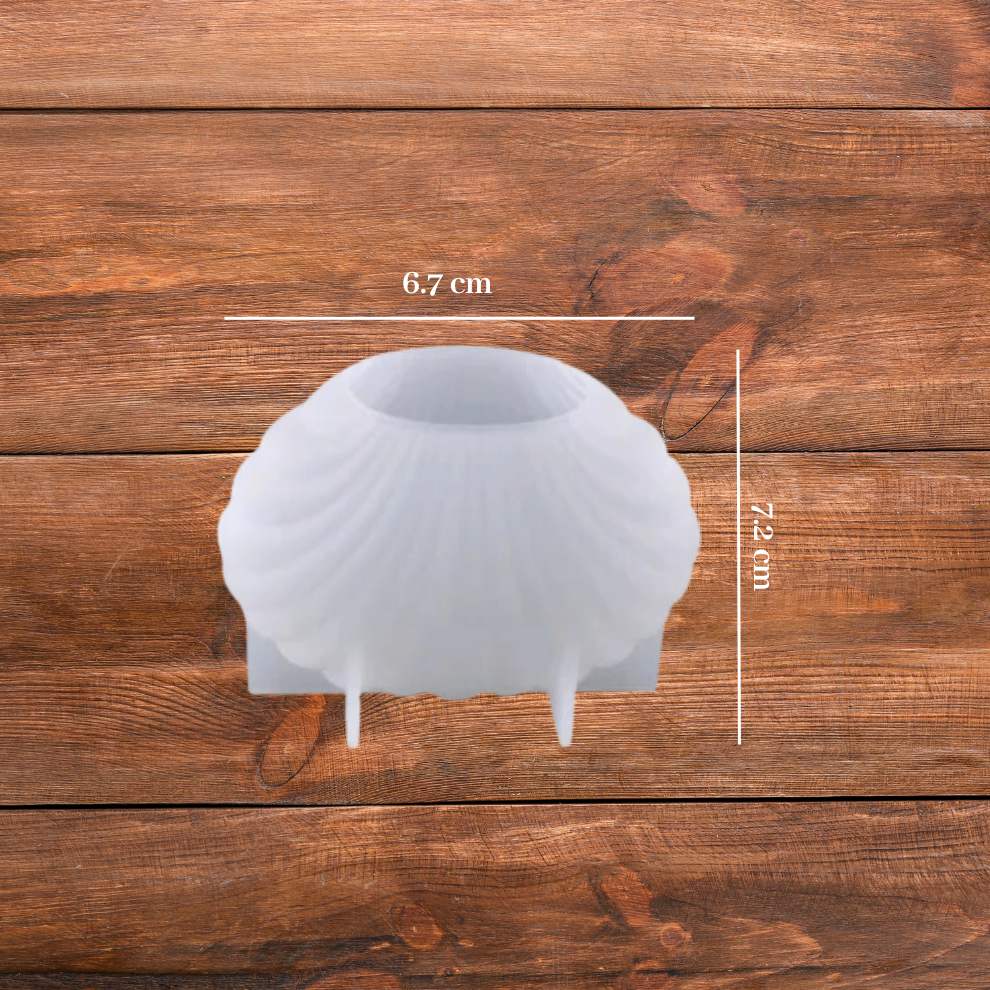 Silicone Candle Mould - Shell Candle Big