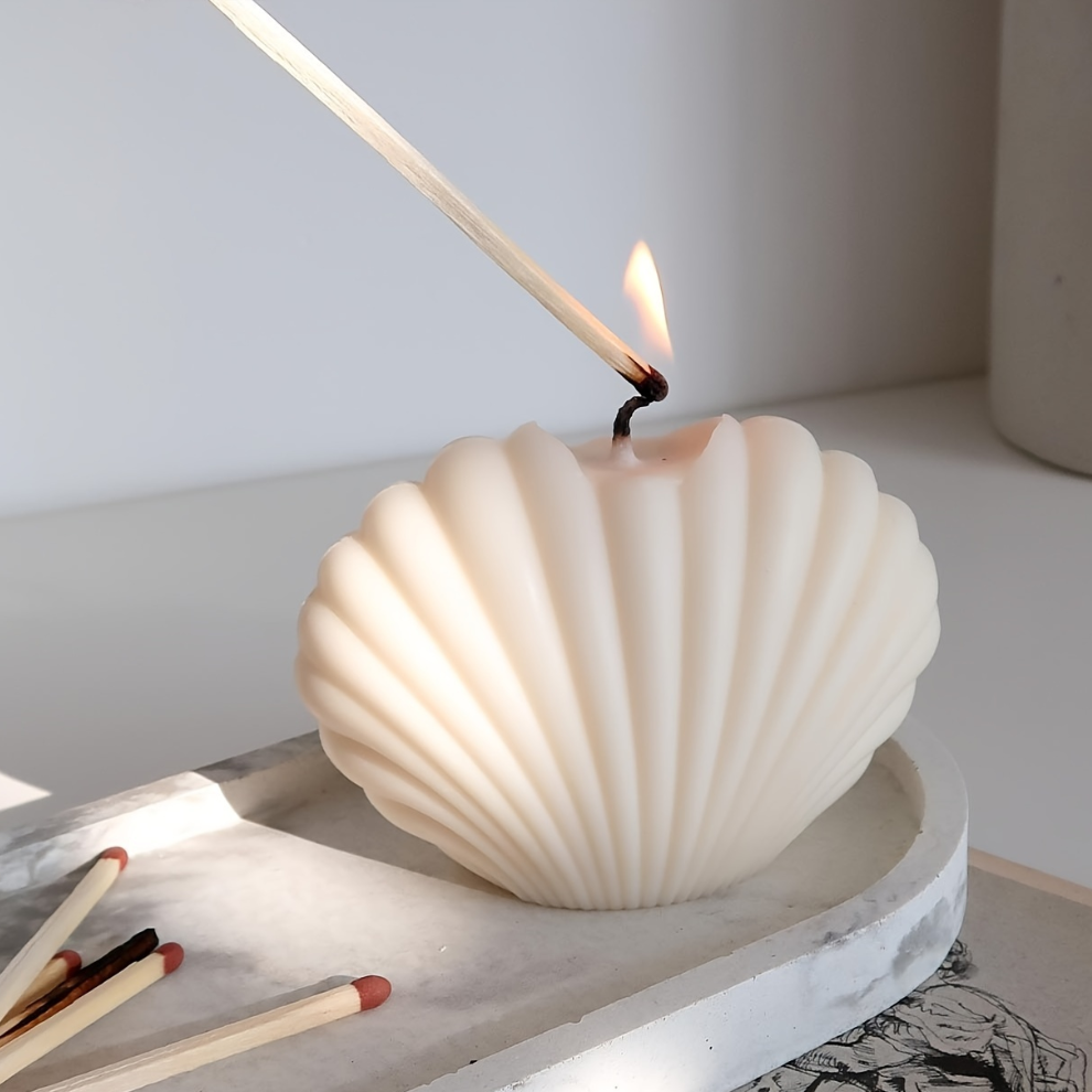 Silicone Candle Mould - Shell Candle Big