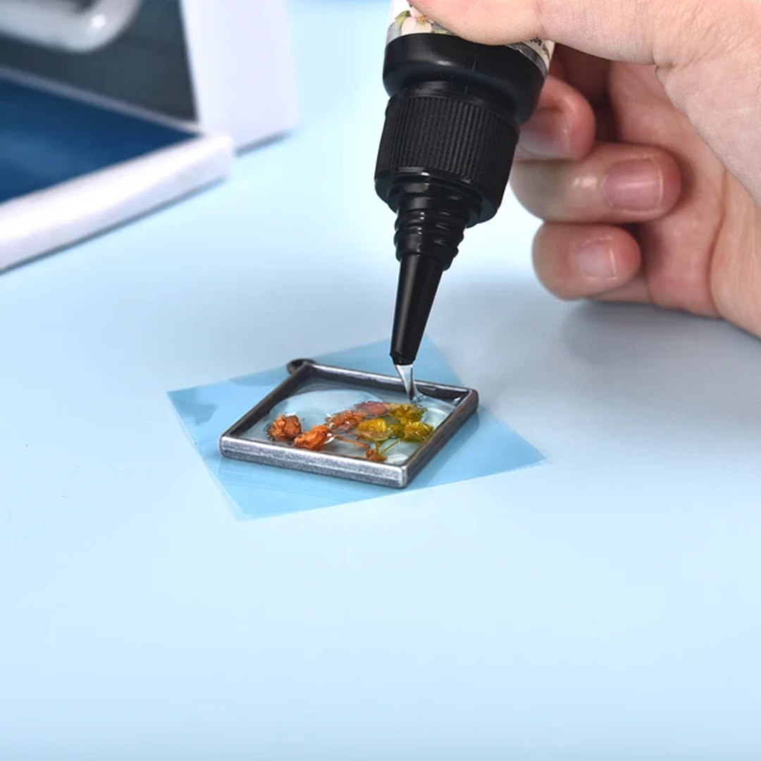 Uv Resin Kit, Bezel Jewellery Making Kit, 120 Items