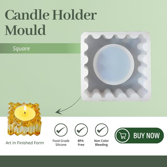 Square Shape Tealight Holder Mould