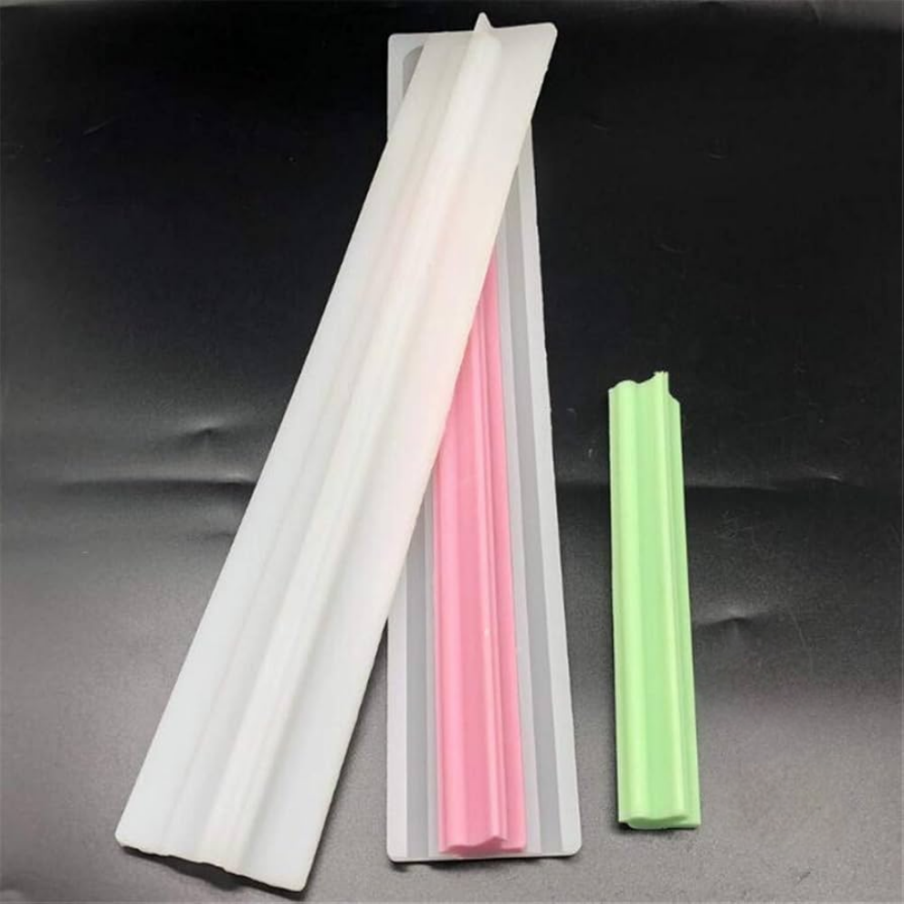 Silicone Long Tube Soap Mould - Star Shape