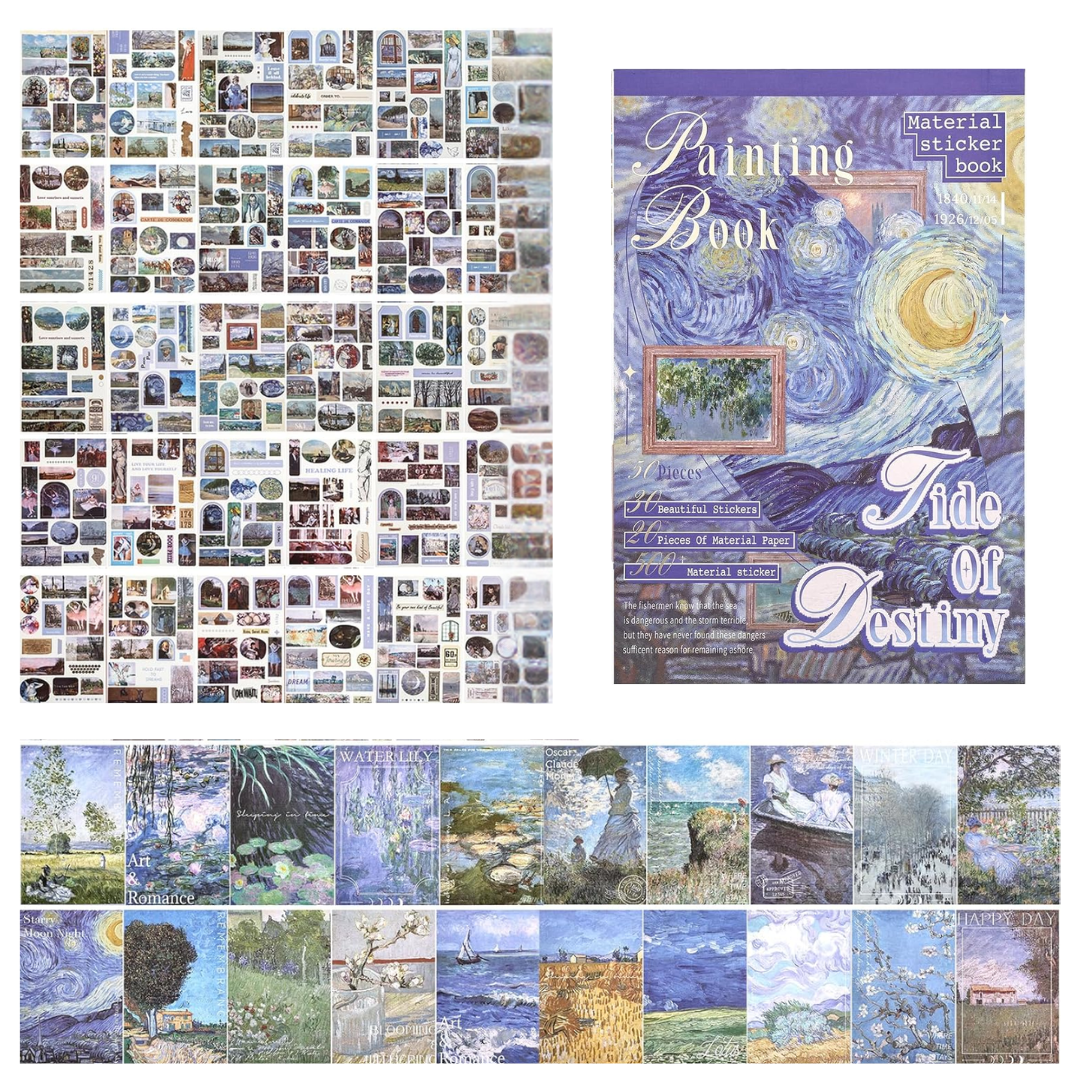 Journal Stickers Scrapbook Paper Kit