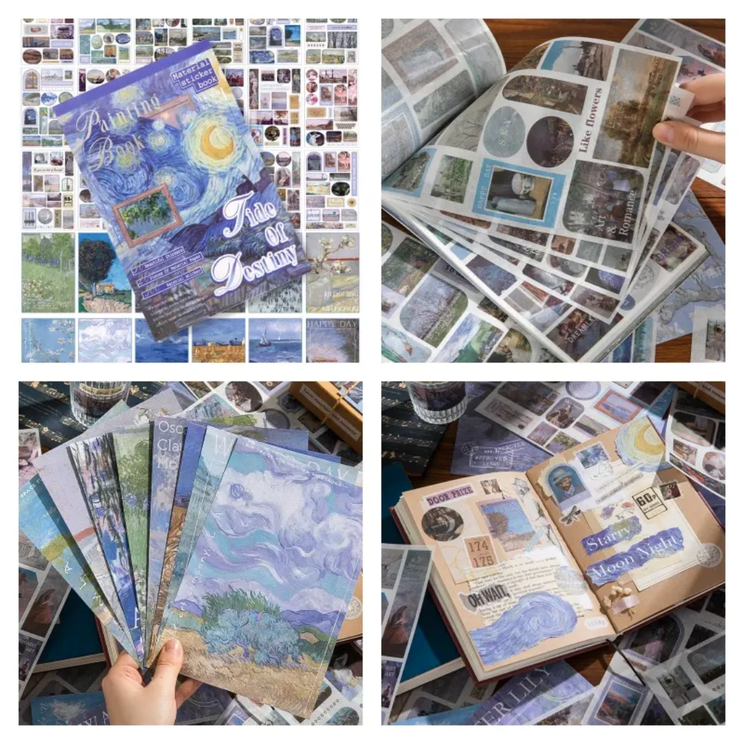Journal Stickers Scrapbook Paper Kit