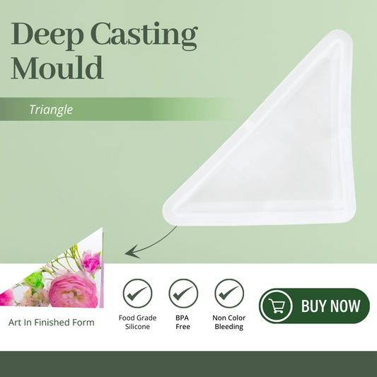 Triangle Shape Deep Casting Mould 6 inch