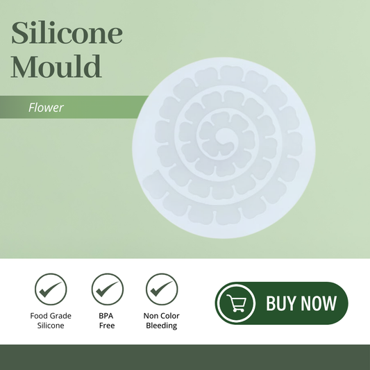 Silicone Twist 3D Flower Mould
