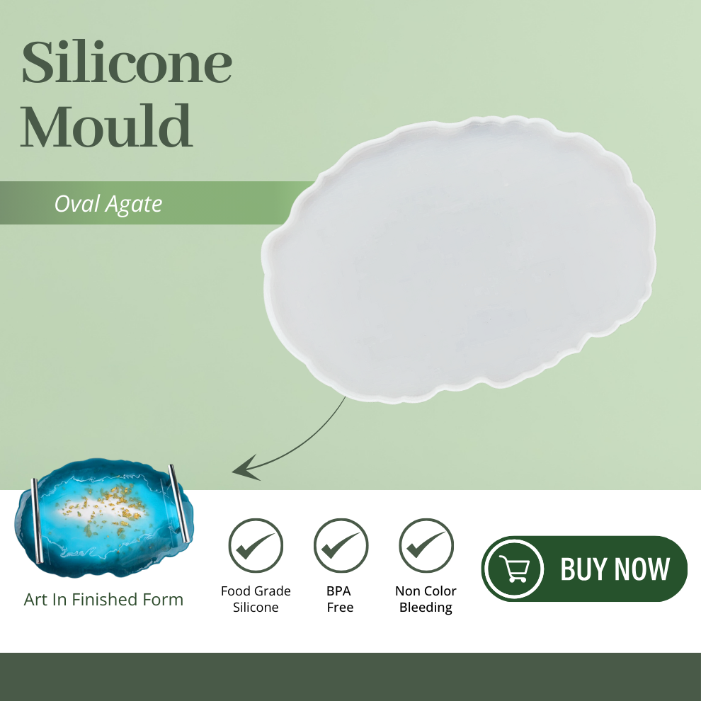 Silicone Oval Tray Mould 14 Inch