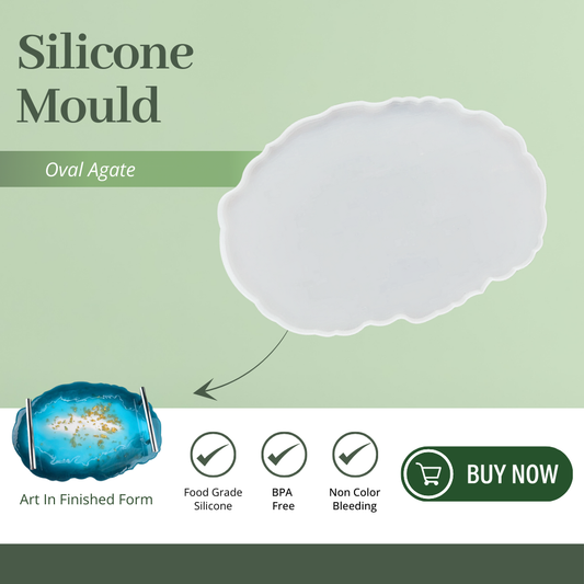 Silicone Oval Tray Mould 14 Inch