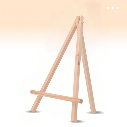 9 Inch Mini Premium Wooden Easel Stand with Screw