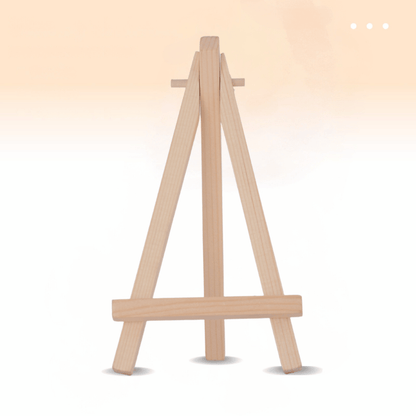 6 Inch Mini Premium Wooden Easel Stand without Screw
