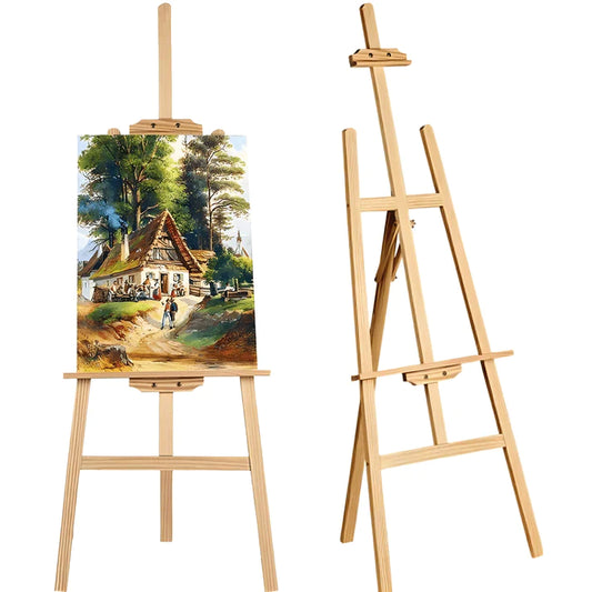 5.5 Feet (170cm) Premium Wooden Easel