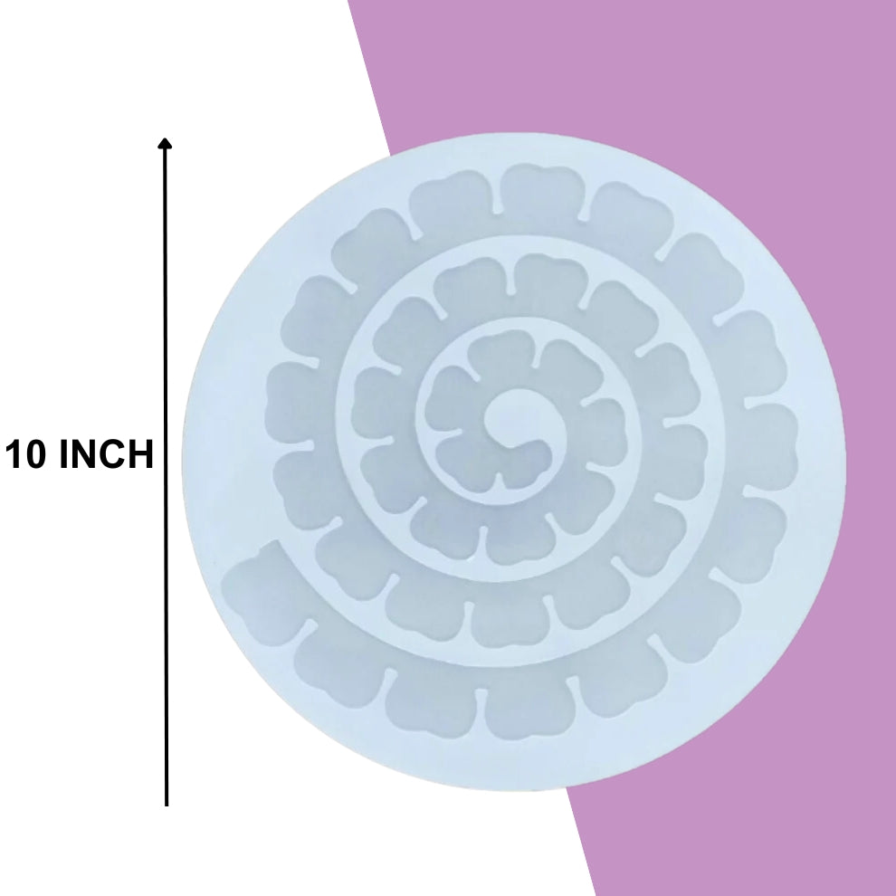 Silicone Twist 3D Flower Mould